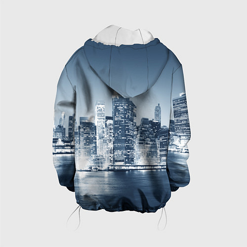 Детская куртка New York город / 3D-Белый – фото 2