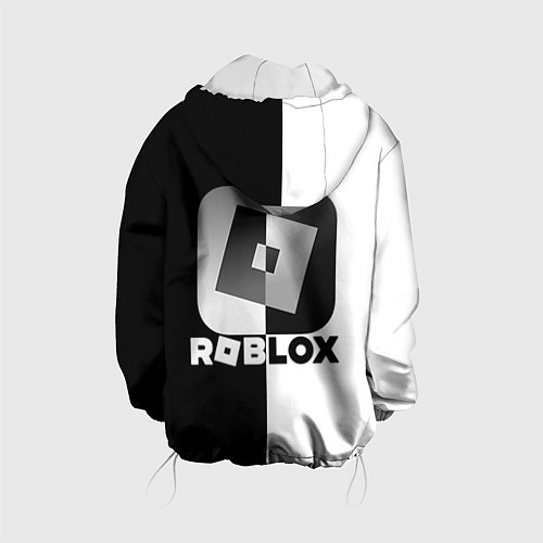 Детская куртка Роблокс логотип / 3D-Белый – фото 2