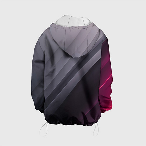 Детская куртка Color black grey / 3D-Белый – фото 2