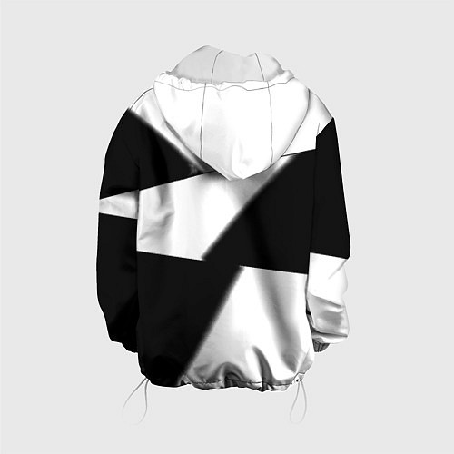 Детская куртка Real Madrid geometry black / 3D-Белый – фото 2