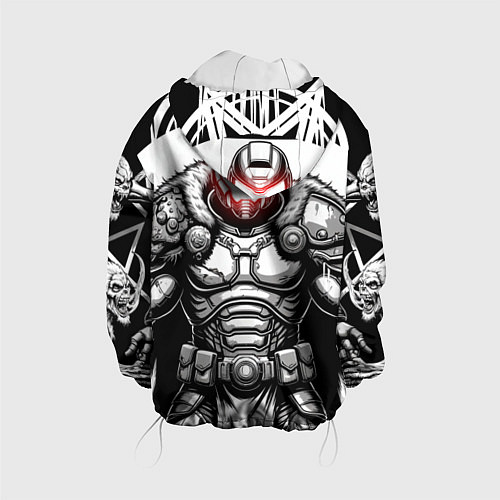 Детская куртка Doom dark ages doom guy / 3D-Белый – фото 2