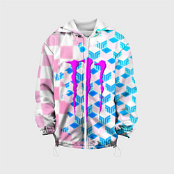 Детская куртка Monster energy neon anime