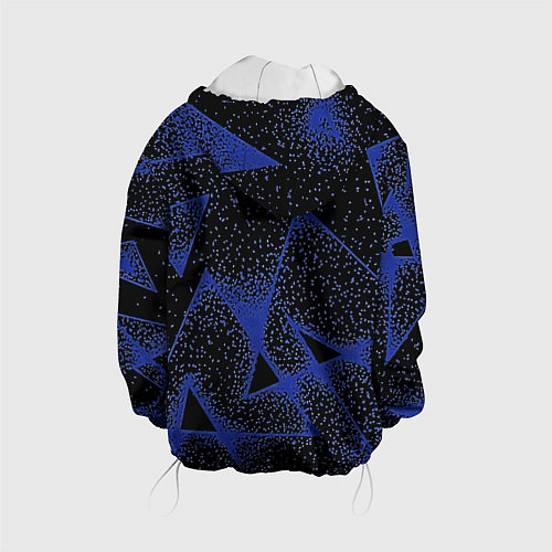 Детская куртка Triangles with dots / 3D-Белый – фото 2