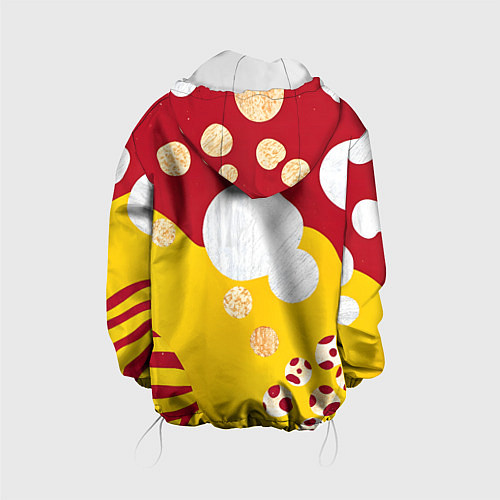 Детская куртка Анималистичный паттерн / 3D-Белый – фото 2