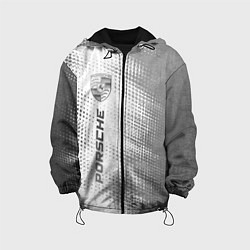 Детская куртка Porsche - white gradient по-вертикали