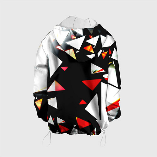 Детская куртка Monster energy геометрия / 3D-Белый – фото 2
