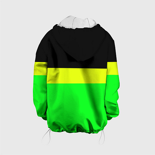 Детская куртка Monster energy полосы / 3D-Белый – фото 2