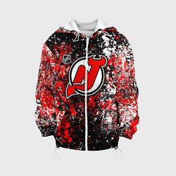 Куртка с капюшоном детская New Jersey Devils NHL black, цвет: 3D-белый