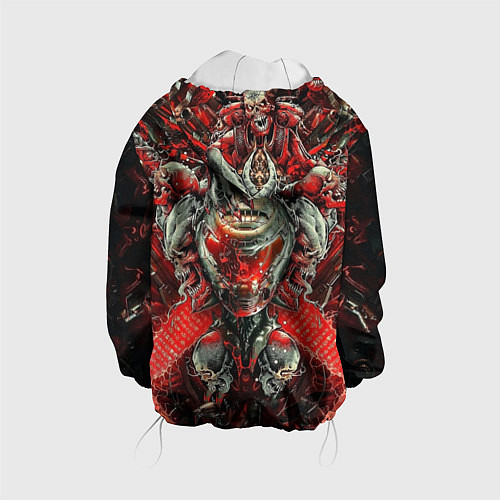 Детская куртка Doom постер к игре / 3D-Белый – фото 2