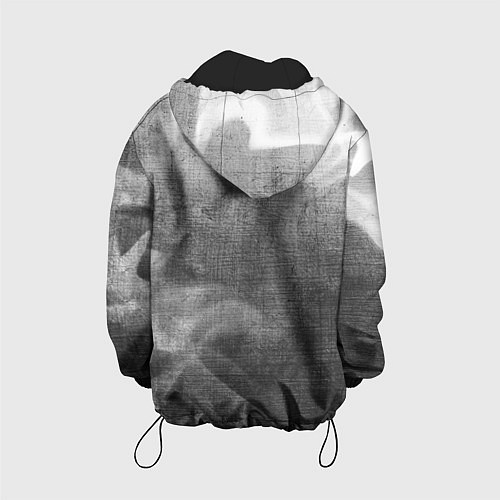 Детская куртка Suzuki - grey gradient вертикально / 3D-Черный – фото 2