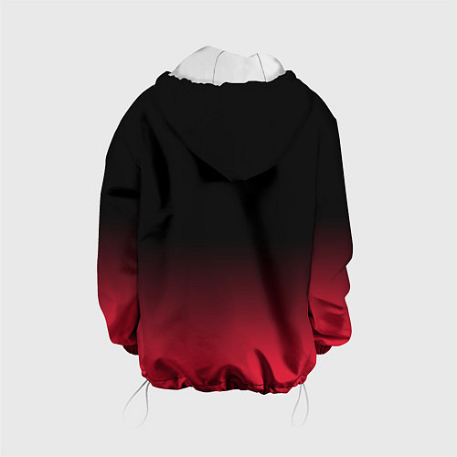 Детская куртка Чикаго Блэкхокс - градиент / 3D-Белый – фото 2