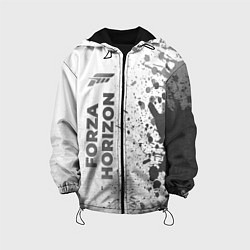 Куртка с капюшоном детская Forza Horizon - white gradient по-вертикали, цвет: 3D-черный