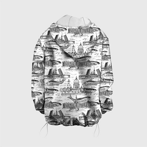 Детская куртка Питер и корюшка / 3D-Белый – фото 2