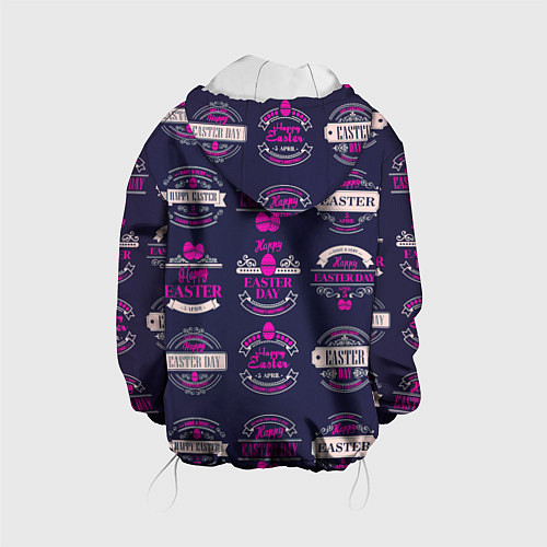 Детская куртка Easter pink / 3D-Белый – фото 2