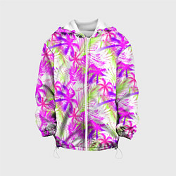 Детская куртка Palm tree pink