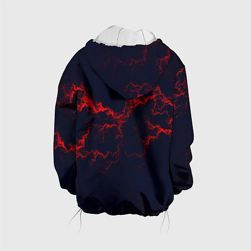 Детская куртка Lightning red glow / 3D-Белый – фото 2