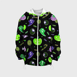 Детская куртка Halloween black pumpkin pattern