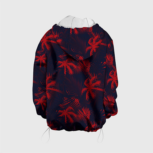 Детская куртка Palm black red / 3D-Белый – фото 2