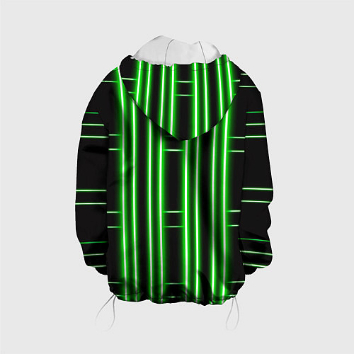 Детская куртка Neon green / 3D-Белый – фото 2