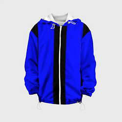 Детская куртка Color blue black stripes
