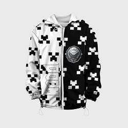 Детская куртка Doom x minecraft pattern