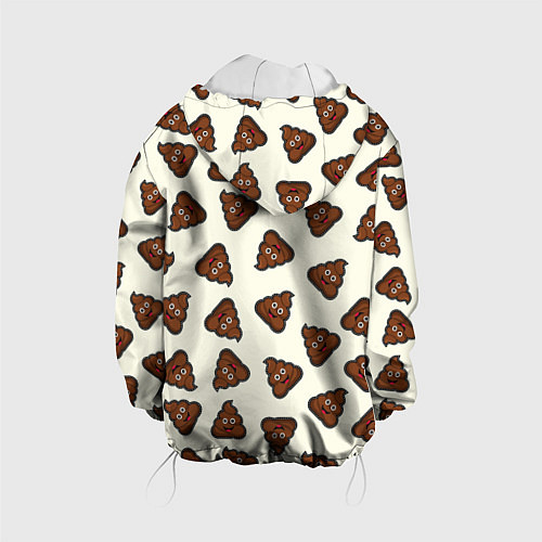 Детская куртка Нашивки какашки / 3D-Белый – фото 2