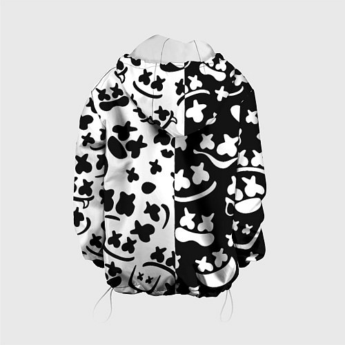 Детская куртка Doom x Marshmello pattern / 3D-Белый – фото 2