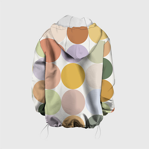 Детская куртка Цветочный горошек / 3D-Белый – фото 2