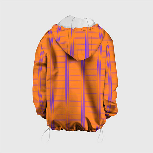 Детская куртка Color orange cage / 3D-Белый – фото 2