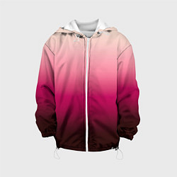 Детская куртка Градиент transcendent pink омбре