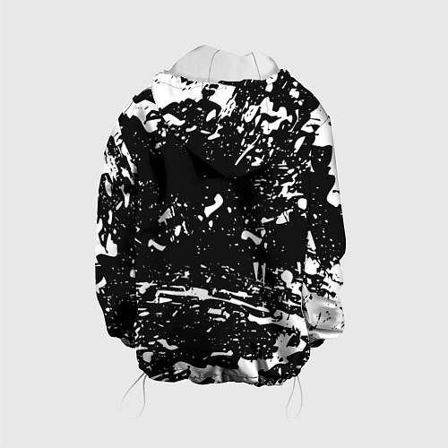 Детская куртка Doom краски белые штрихи / 3D-Белый – фото 2