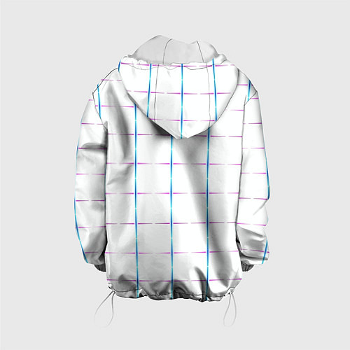 Детская куртка Color white blue stripes / 3D-Белый – фото 2