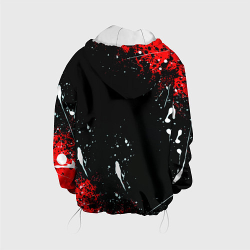 Детская куртка Doom краски абстракция / 3D-Белый – фото 2