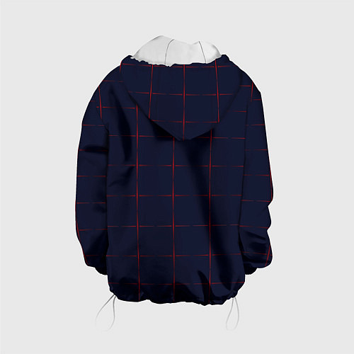Детская куртка Color dark blue red crosses / 3D-Белый – фото 2