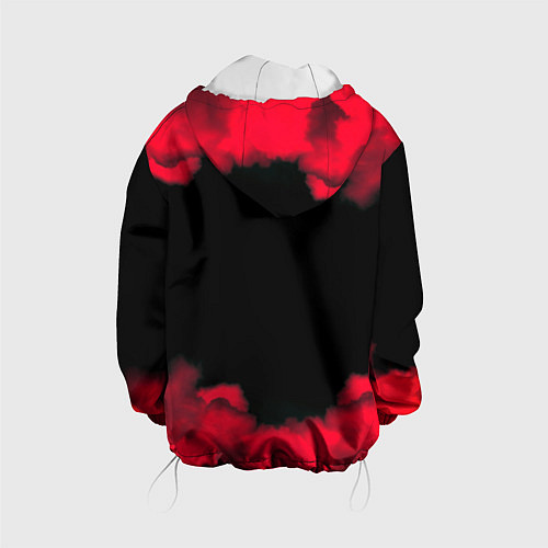 Детская куртка Doom огненные краски / 3D-Белый – фото 2