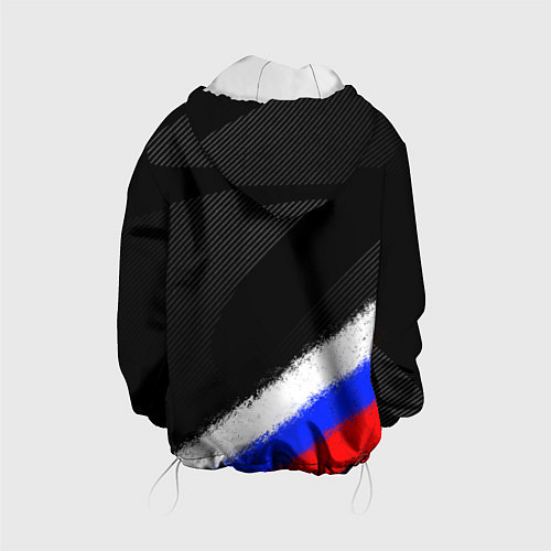 Детская куртка Спортивный триколор России / 3D-Белый – фото 2