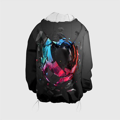 Детская куртка Abstract graphics / 3D-Белый – фото 2