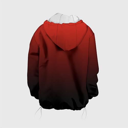Детская куртка Red gradient / 3D-Белый – фото 2