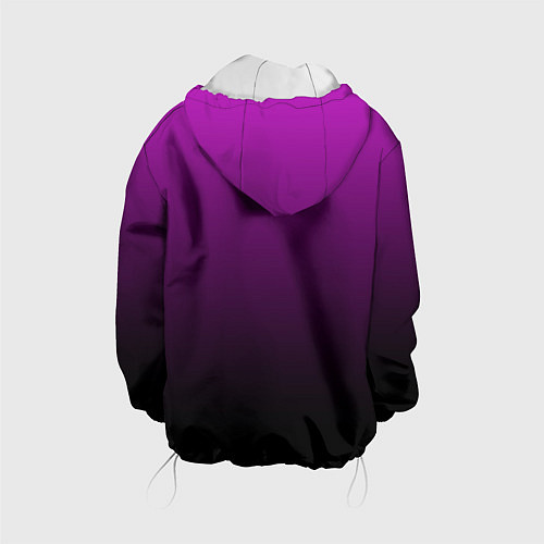 Детская куртка Purple gradient / 3D-Белый – фото 2