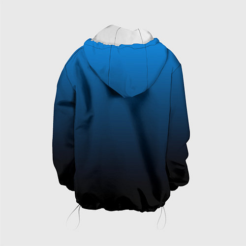 Детская куртка Blue gradient / 3D-Белый – фото 2