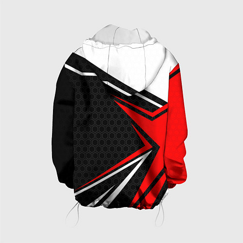 Детская куртка Umbrella - red uniform / 3D-Белый – фото 2