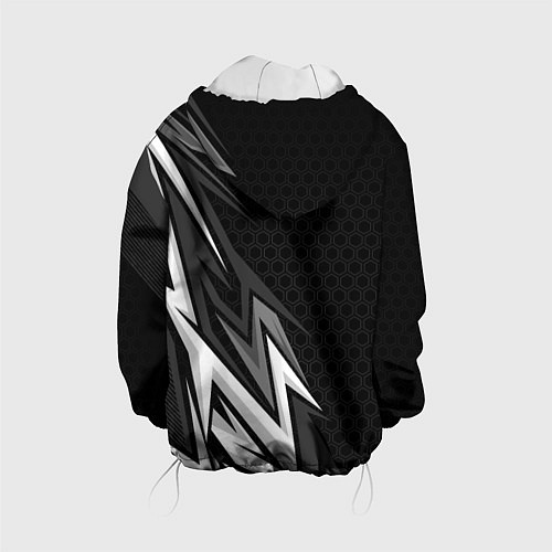 Детская куртка Subaru - монохромный черный / 3D-Белый – фото 2