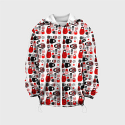 Детская куртка Много матрешек