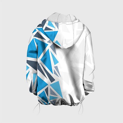 Детская куртка Субару - фрагменты / 3D-Белый – фото 2