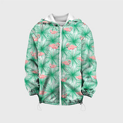 Детская куртка Фламинго и тропики