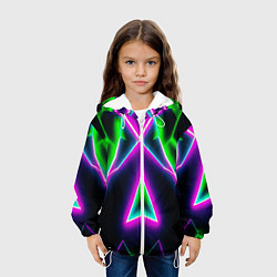 Куртка с капюшоном детская Multicolored colorful color, цвет: 3D-белый — фото 2