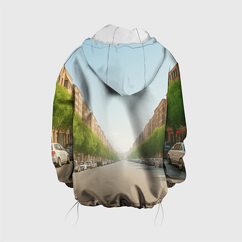 Детская куртка Фриго Камело мем / 3D-Белый – фото 2