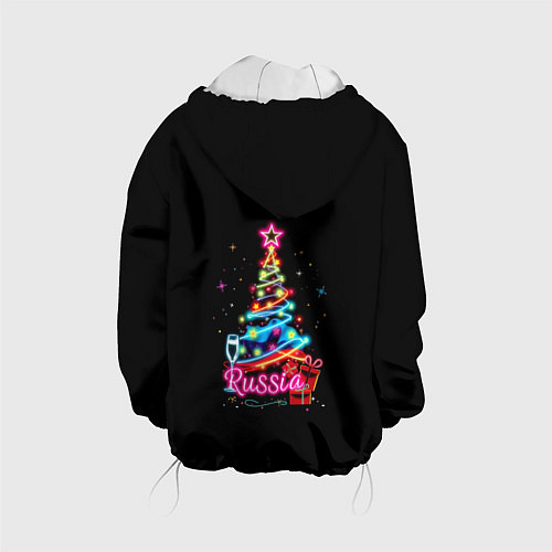 Детская куртка Christmas tree gifts / 3D-Белый – фото 2