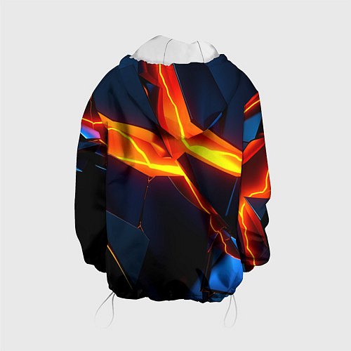 Детская куртка Plate fractures / 3D-Белый – фото 2