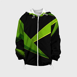 Детская куртка Geometric neon